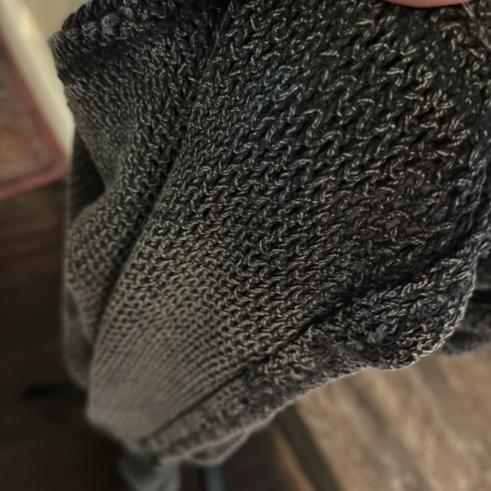 Incredible cotton mesh with full lining Free People skirt in grey NWOT! - Picture 8 of 12